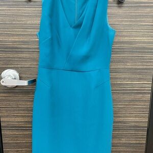 Banana Republic Blue Sheath Midi Dress  Sleeveless